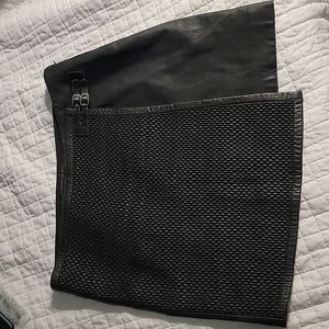 Leather Andrew Marc x Richard Chai Black  Mini Skirt